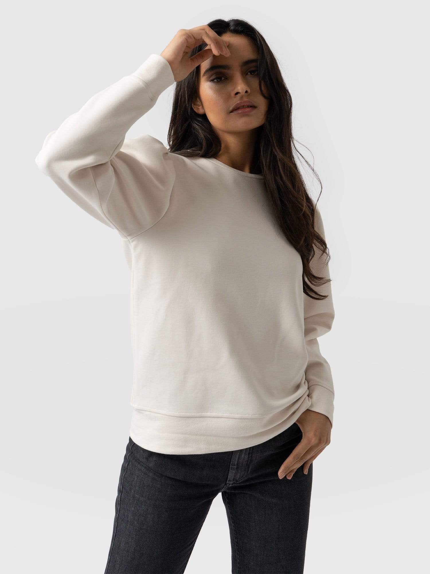 Midnight Sweater Cream - Women's Sweaters | Saint + Sofia® EU